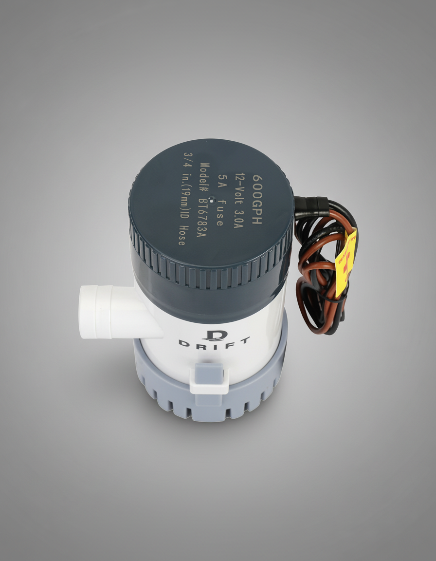 600 GPH Non‑Automatic Bilge Pump