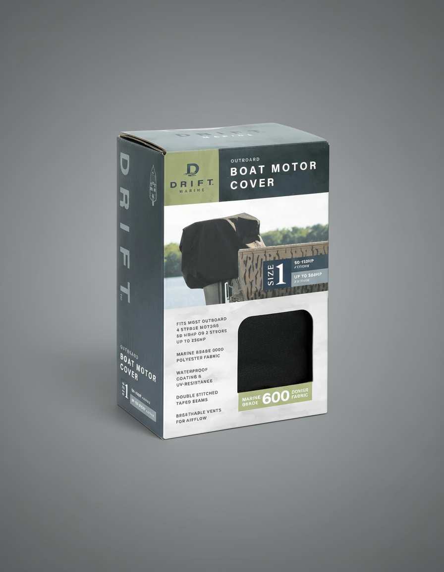 Outboard Boat Motor Cover (50-115HP Motor)