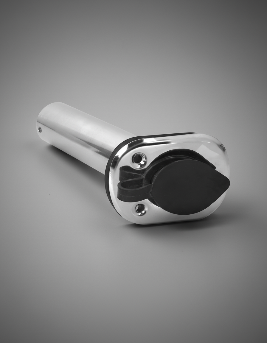 9" Stainless Steel Marine Fishing Rod Holder