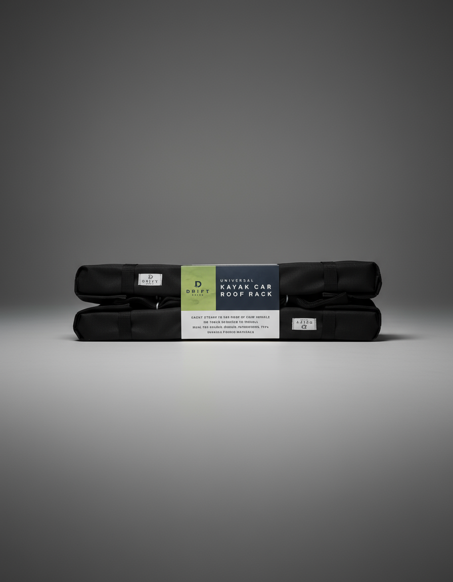 24-Inch Universal Kayak Roof Carrier Rack, Adjustable Detachable