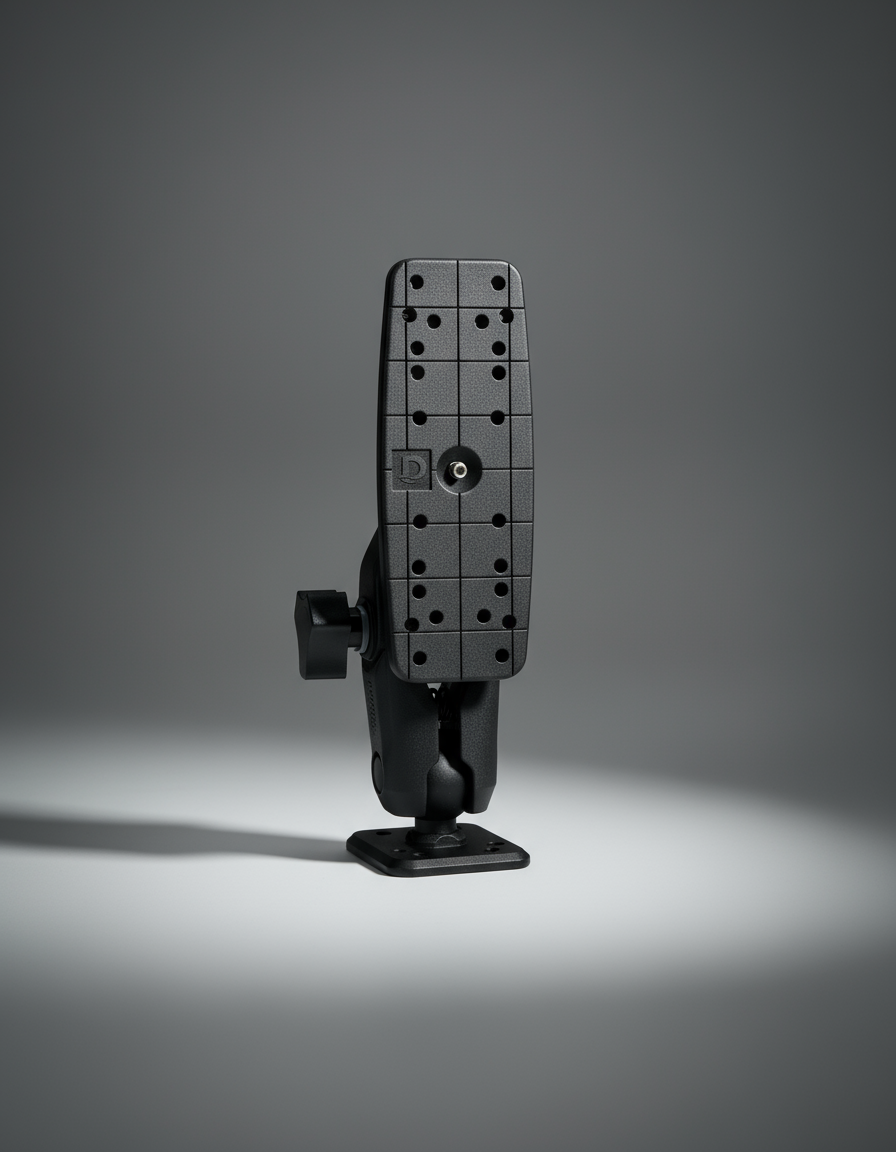 Universal Marine Fish Finder Ball Mount (Rectangle Base)