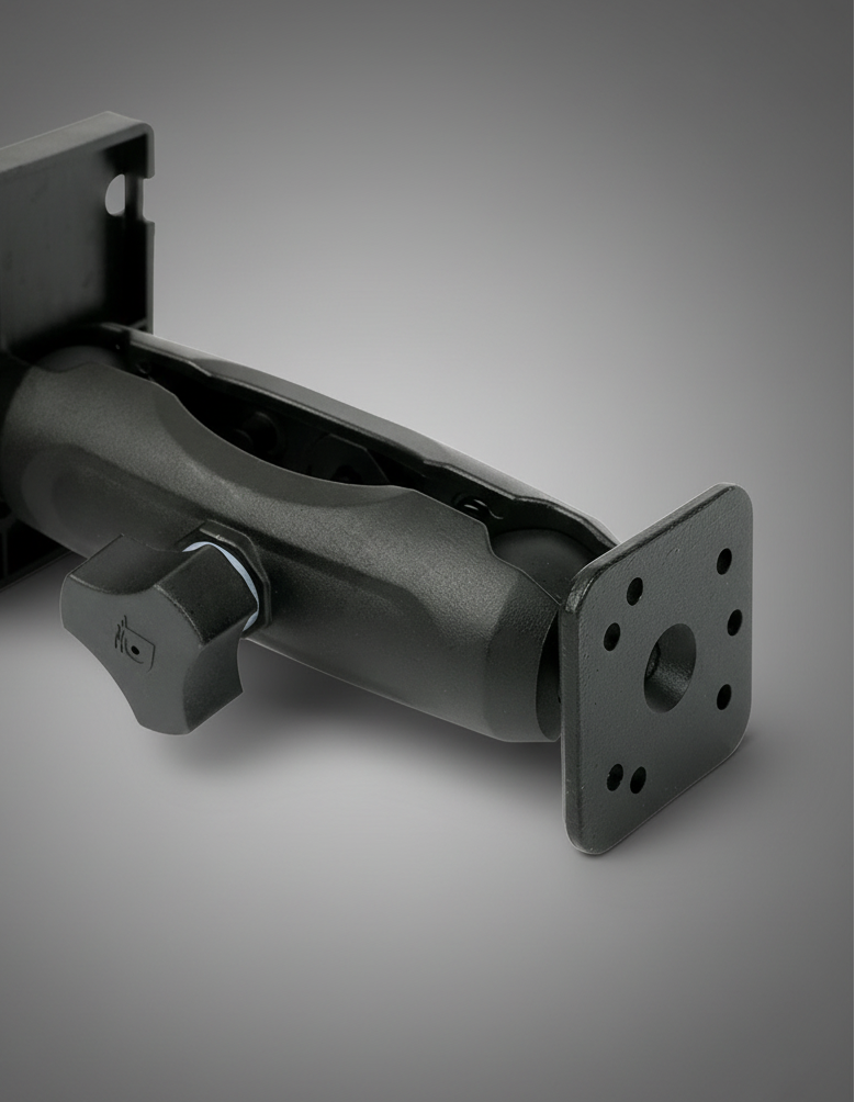 Universal Marine Fish Finder Ball Mount (Square Base)