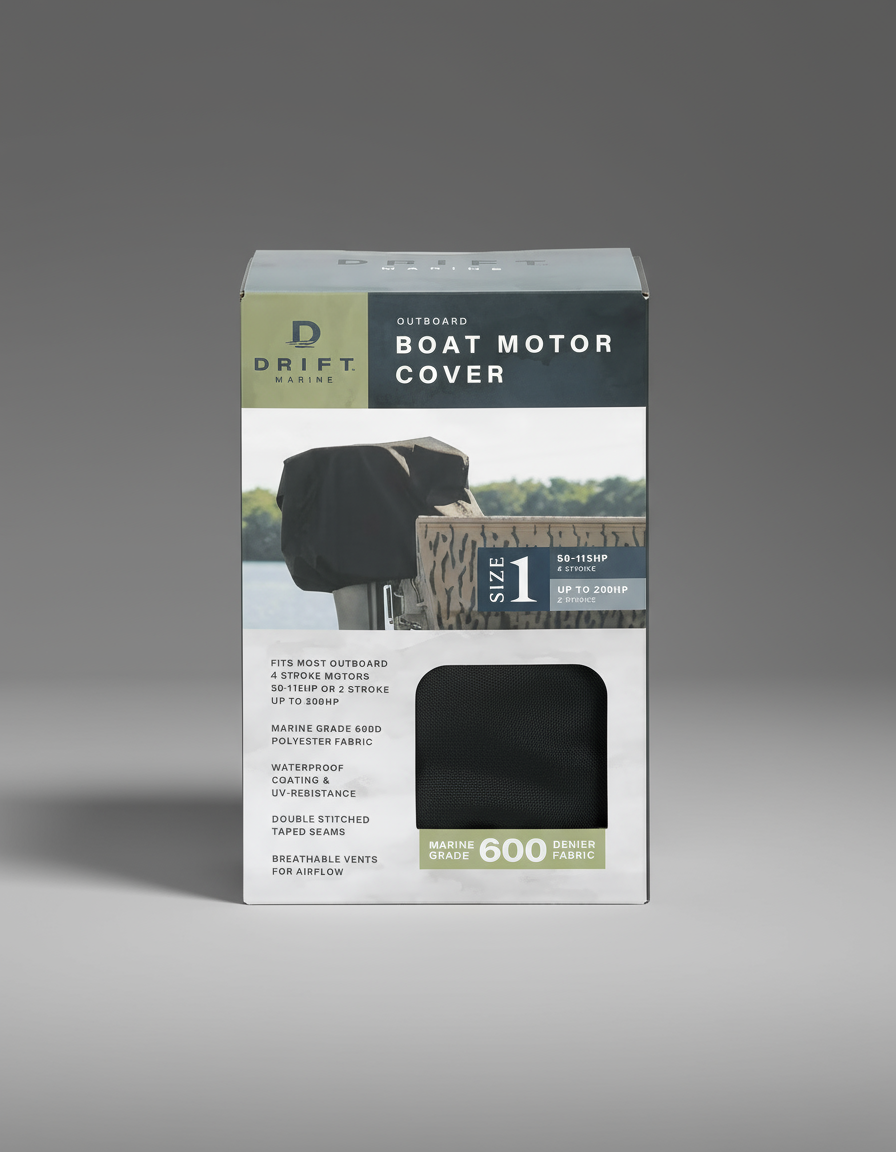 Outboard Boat Motor Cover (50-115HP Motor)