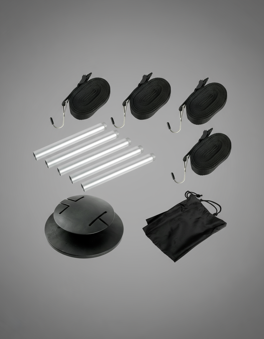 Boat Cover Support Pole System, Universal and Adjustable