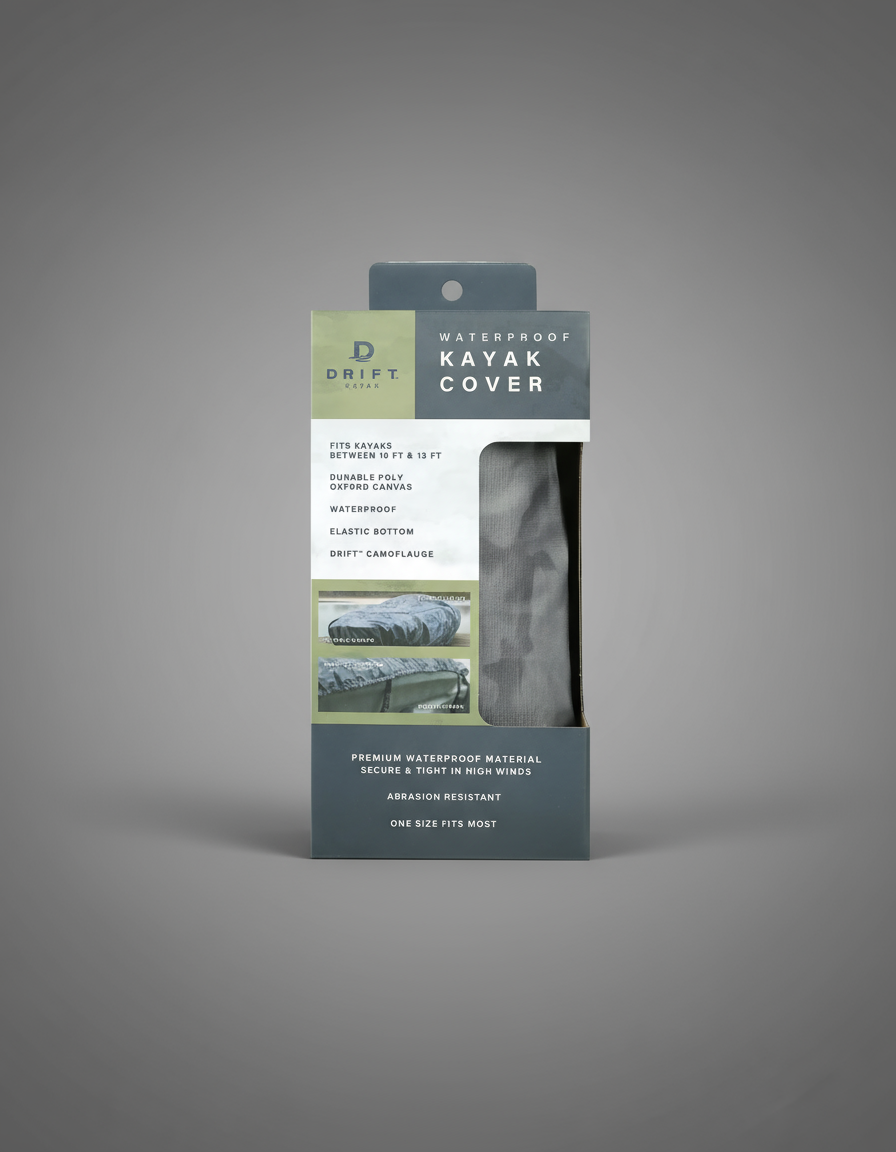 13-Ft Waterproof Camouflage Universal Kayak Cover with UV Protection