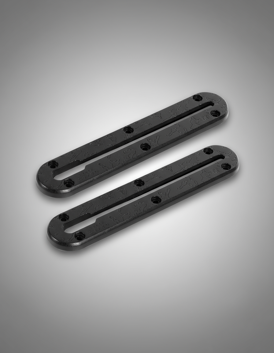 Kayak Track Mount Kit (With Rod Holder and Paddle Clips)