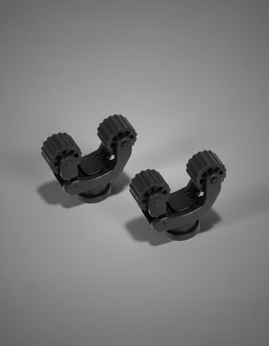 Kayak Track Mount Kit (With Rod Holder and Paddle Clips)