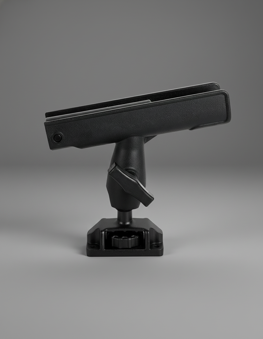 Kayak Track Mount Kit (With Rod Holder and Paddle Clips)