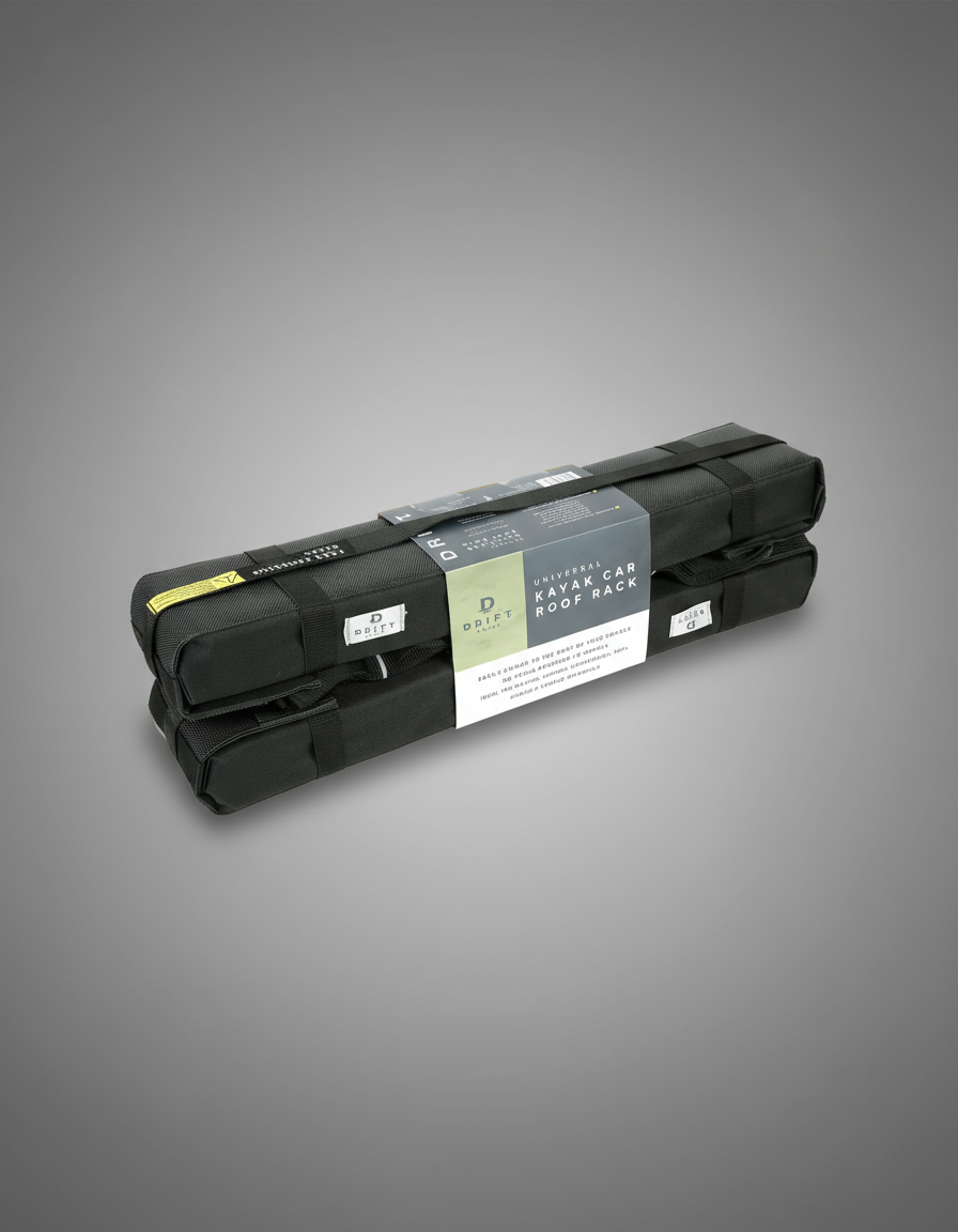 24-Inch Universal Kayak Roof Carrier Rack, Adjustable Detachable