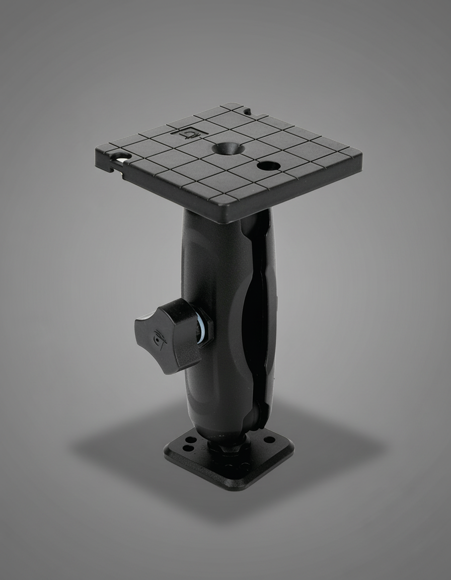 Universal Marine Fish Finder Ball Mount (Square Base)